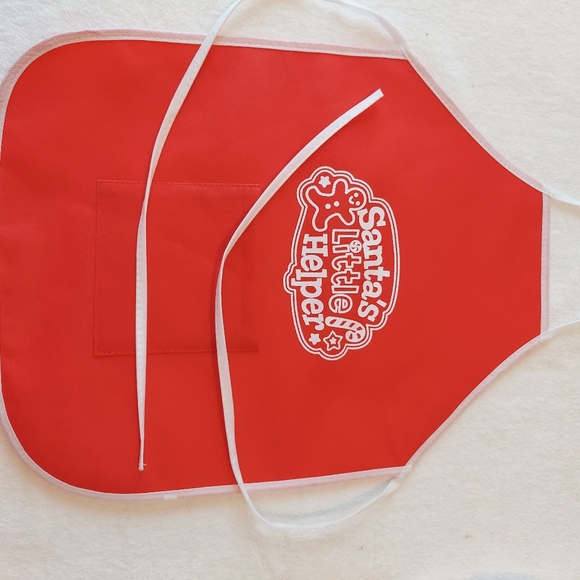 chef hat and apron for toddler Christmas apron red - Picture 11 of 11